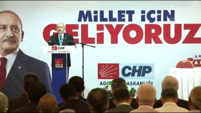 Kılıçdaroğlu: “Hakkınızı, hukukunuzu savunan partiye oy vermeniz gerekir” - ADANA 