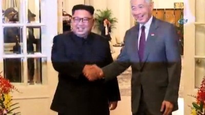 - Kuzey Kore Lideri Kim, Singapur Başbakanı Lee İle Görüştü 