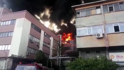 iplik fabrikasi - Fabrika yangını (1) - İSTANBUL  Videosu