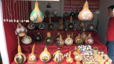 gurbetci - İkiz kardeşler su kabağını sanata çeviriyor - ORDU  Videosu
