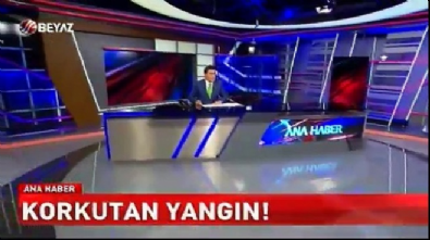 beyaz haber - Korkutan yangın! Videosu