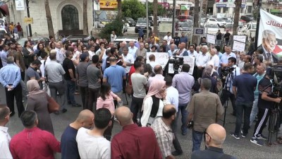 memur - Gazze'ye uygulanan yaptırımların kaldırılması için protesto gösterisi düzenlendi - RAMALLAH Videosu