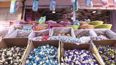 bayram alisverisi - Musul'da çarşıda pazarda bayram hazırlığı başladı  Videosu
