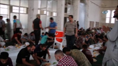  Halep’in sıfır noktasında toplu iftar 