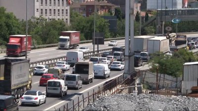 kadin sofor -  İstanbul'da bayram trafiği başladı  Videosu