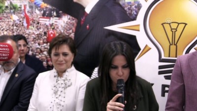 bayramlasma - Bakanlar Çelik ve Sarıeroğlu, partililerle bayramlaştı - ADANA Videosu