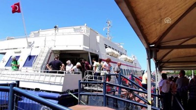 kisla - Bandırma Feribot İskelesi’nde bayram yoğunluğu - BALIKESİR  Videosu