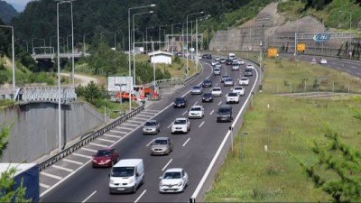 trafik yogunlugu -  Bolu’da, bayram trafiği yoğunluğu  Videosu