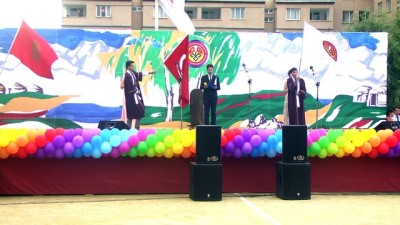 havai fisek gosterisi - Kırgızistan-Türkiye Manas Üniversitesinde mezuniyet coşkusu - BİŞKEK  Videosu