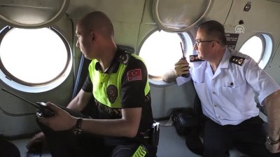 kural ihlali - Trafik yoğunluğuna helikopterli denetim - BURSA Videosu