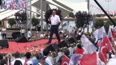 gazi yakinlari - CHP'nin cumhurbaşkanı adayı Muharrem İnce'nin Yalova mitingi Videosu