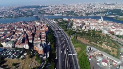 aritas -  İstanbul'un bayram sabahı boş yolları havadan görüntülendi  Videosu