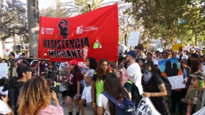 yuruyus yolu -  - Los Angeles’ta Binlerce Kişi Göçmen Yasasını Protesto Etti  Videosu