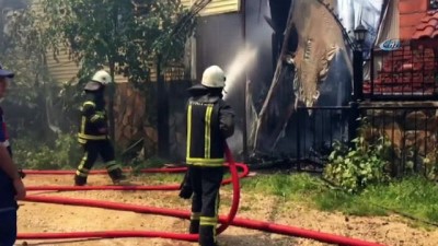 ormana -  Uludağ'daki lüks villalar böyle yandı  Videosu