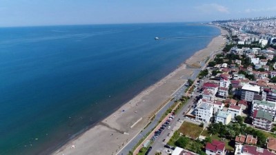 fi yapi -  Atakum sahili havadan böyle görüntülendi... Türkiye’nin 4 bir yanından gelen turistler denizin tadını çıkardı Videosu