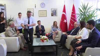 parti meclisi - Siyasi partilerde bayramlaşma - DSP heyetinden CHP'ye ziyaret - ANKARA  Videosu