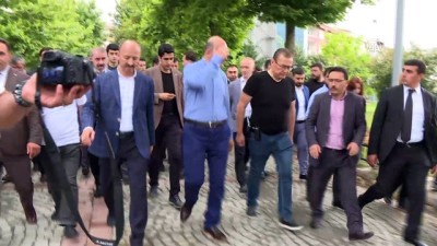 bayram ziyareti - Polislerden Bakan Soylu'ya Babalar Günü sürprizi - İSTANBUL Videosu