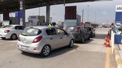 emniyet seridi - Tatilciler dönüş yolunda - YALOVA Videosu