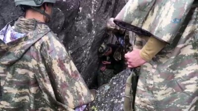 dis fircasi -  Van’ın Erciş ilçesinde teröristlere ait bir sığınak imha edildi  Videosu