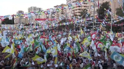 miting alani - HDP Eş Genel Başkanı Buldan - ADANA Videosu