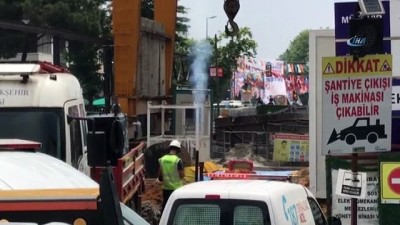 gokyuzu -  Kadıköy'de doğalgaz çalışması ilginç görüntülere sahne oldu  Videosu