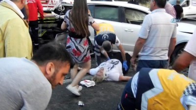 kurtarma ekibi -  Zincirleme trafik kazası: 9 yaralı Videosu