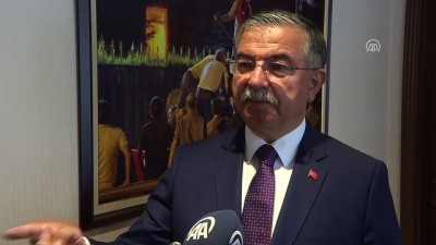 tikad - Bakan Yılmaz: '(Münbiç) Türkiye'nin dış politikadaki çok büyük başarısını göstermektedir' - ANKARA  Videosu