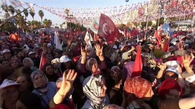 millet iradesi - Cumhurbaşkanı Erdoğan: '(Muhalefet) Sandıktan çıkamayacaklarını anladıkça mızıkçılık yapmaya başladılar' - ADANA Videosu