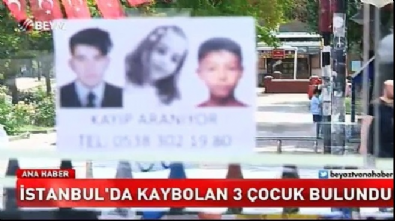 kayip cocuk - İstanbul'da kaybolan 3 çocuk bulundu Videosu
