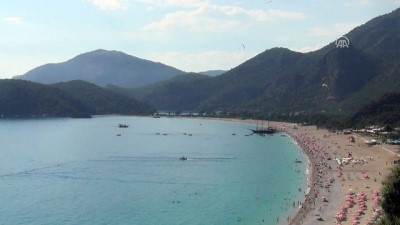 yerli turist - Muğla sahillerinde yoğunluk Videosu