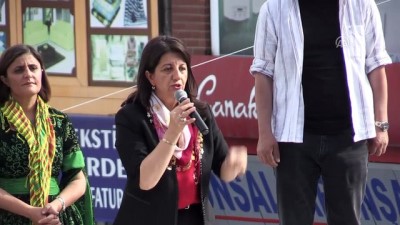 cenin - Pervin Buldan: 'Bu ülkenin başına Selahattin Demirtaş'ı getirmeye söz verdik' - AĞRI Videosu