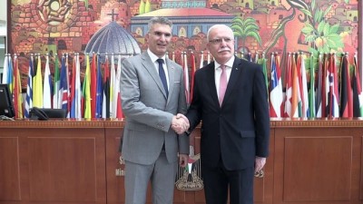 basin mensuplari - Malta Dışişleri Bakanı Abela Ramallah'ta Videosu