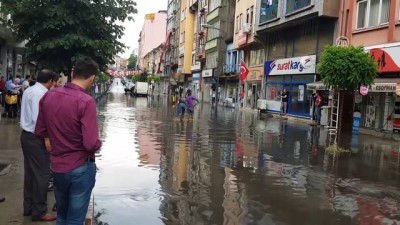 siddetli yagis - Şiddetli yağış taşkınlara neden oldu - KARABÜK Videosu