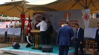 temel atma toreni -  TBMM Başkanı Kahraman, 15 Temmuz Demokrasi Anıtı temel atma törenine katıldı  Videosu