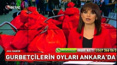 beyaz haber - Gurbetçilerin oyları Ankara'da! Videosu