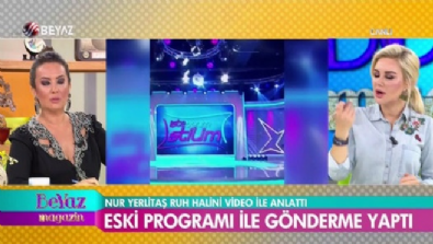 nur yerlitas - Nur Yerlitaş, eski programı ile gönderme yaptı  Videosu