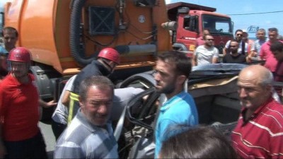 karayollari -  Rize’de trafik kazası: 1 ölü, 1 yaralı  Videosu