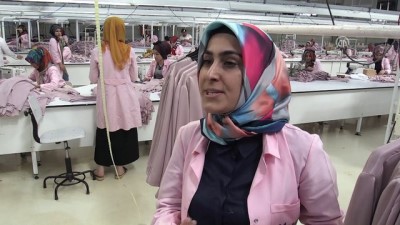 tekstil fabrikasi - Devlet desteğiyle kurulan fabrika 150 kadına ekmek kapısı oldu - BİNGÖL  Videosu