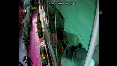 hirsizlik operasyonu - İş yerinden televizyon hırsızlığı güvenlik kamerasında - ADANA  Videosu