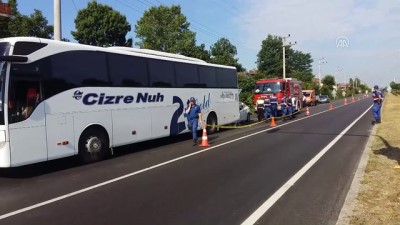 yolcu otobusu - Samsun'da trafik kazası: 1 ölü, 1 yaralı  Videosu