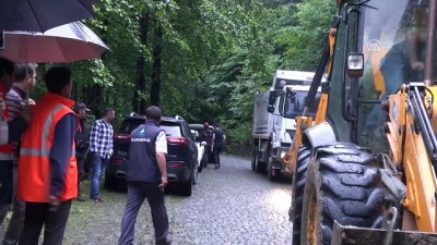 guvenli bolge - Trabzon'da sağanak - Sümela Manastırı yolunda heyelan Videosu