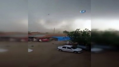 amator kamera -  Hortum ahır çatılarını böyle uçurdu  Videosu