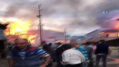 hayvan -  Kastamonu’da çıkan yangında 7 ev, 3 ambar ve 1 ahır küle döndü Videosu