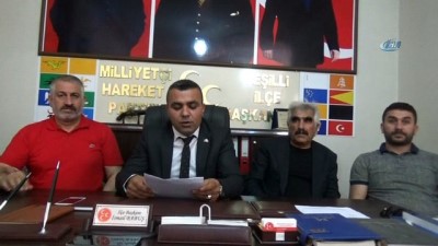 basin aciklamasi -  MHP Yeşilli ilçe başkanlığından ittifak açıklaması Videosu