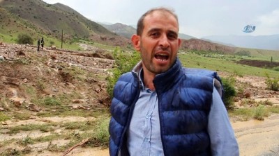 felaket -  Sel suları kara yolunu trafiğe kapattı Videosu