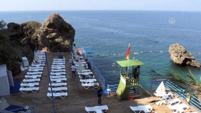 genel secimler - Antalya'da seçim nedeniyle sahiller boş kaldı  Videosu