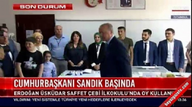 milletvekilligi - Cumhurbaşkanı Recep Tayyip Erdoğan oyunu kullandı  Videosu