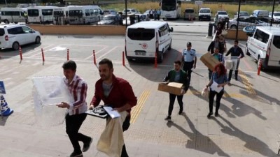 x ray -  Edirne Adliyesinde sıkı oy güvenliği Videosu
