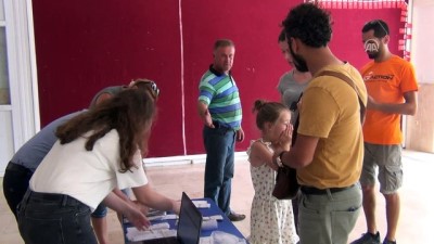 icmeler - Muğla'da yerleşik yabancılar oylarını kullandı  Videosu