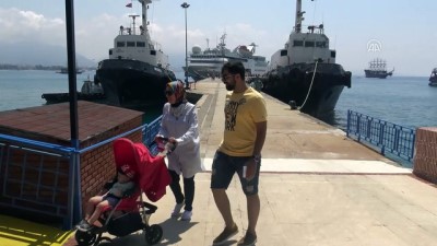 yolcu gemisi - Alanya'da kruvaziyer turizmi - ANTALYA Videosu